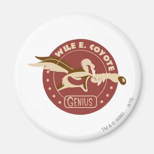 Wile E. Coyote Genius Magnet (Front)