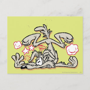 WILE E. COYOTE™ Hard Landing Postcard