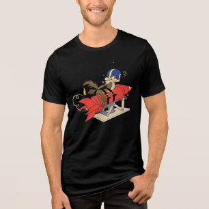WILE E. COYOTE™ Launching Red Rocket Tri-Blend Shirt