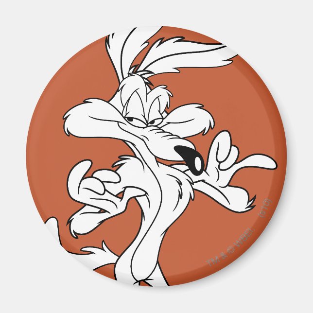 WILE E. COYOTE™ Looking Pleased Magnet (Front)