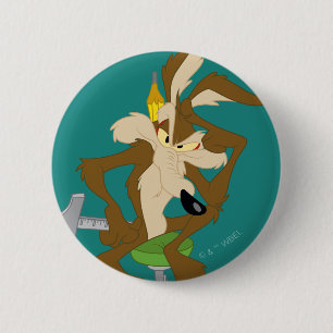 WILE E. COYOTE™ Planning 6 Cm Round Badge