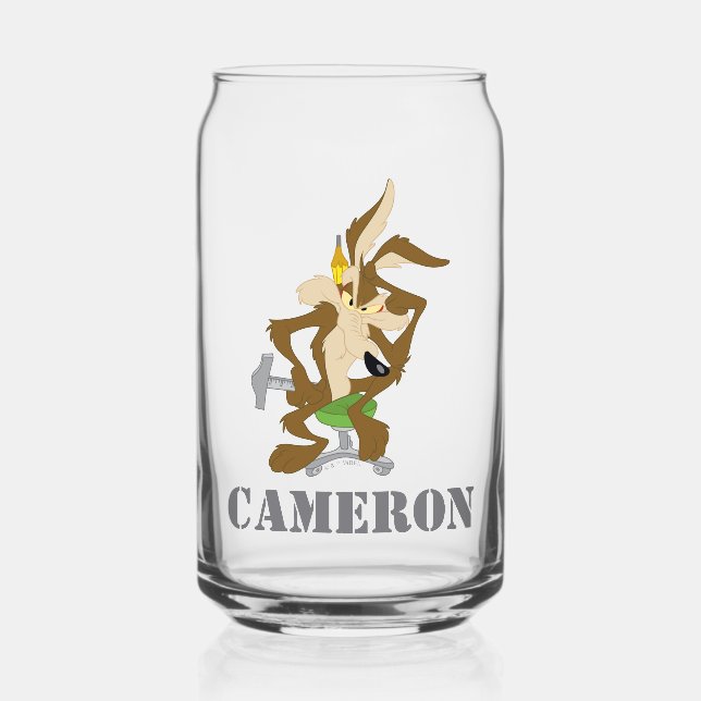 WILE E. COYOTE™ Planning Can Glass (Front)