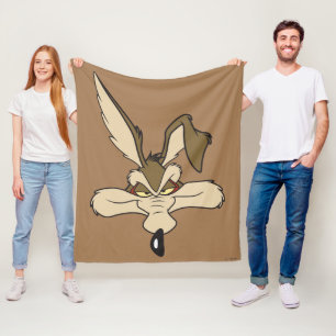 WILE E. COYOTE™ Pleased Head Shot Fleece Blanket