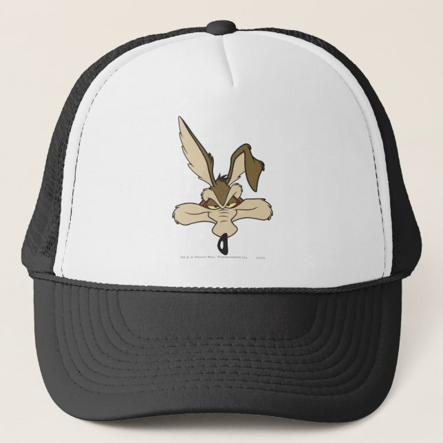 WILE E. COYOTE™ Pleased Head Shot Trucker Hat (Front)