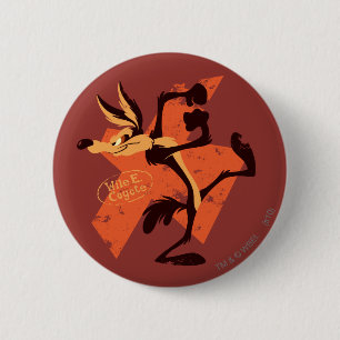WILE E. COYOTE™ Preparing To Run 6 Cm Round Badge