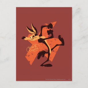 Wile E. Coyote Preparing To Run Postcard