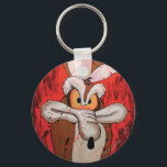 WILE E. COYOTE™ Red Fury Key Ring<br><div class="desc">This product features a piece from the Gallery Art Collection. This image was uniquly designed by the Looniest of Artists!</div>