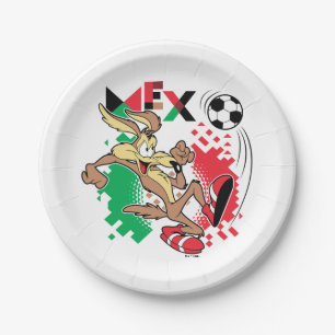 WILE E. COYOTE™ Team Mexico Soccer Graphic Paper Plate