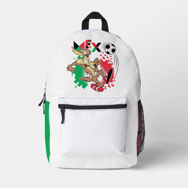 WILE E. COYOTE™ Team Mexico Soccer Graphic Printed Backpack (Front)