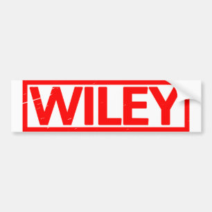 Wiley Stamp Bumper Sticker