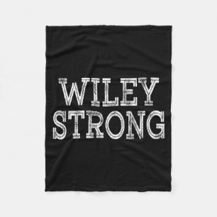 WILEY Strong Squad Family Reunion Last Name Team Fleece Blanket