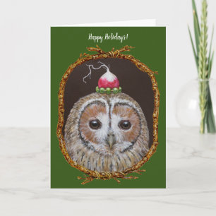 Wiley the tawny owl card