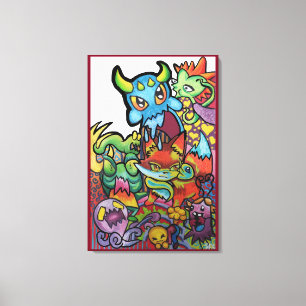 Wiley Ways Of The World By Squid Fear City Canvas Print