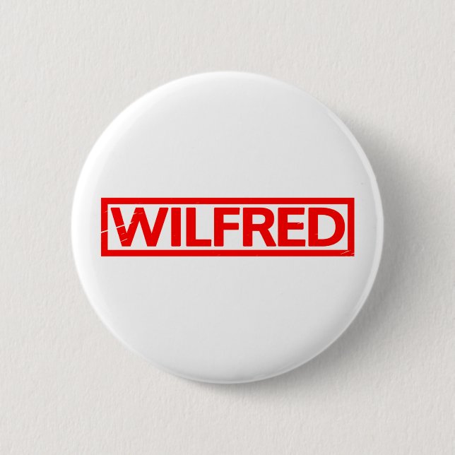 Wilfred Stamp 6 Cm Round Badge (Front)