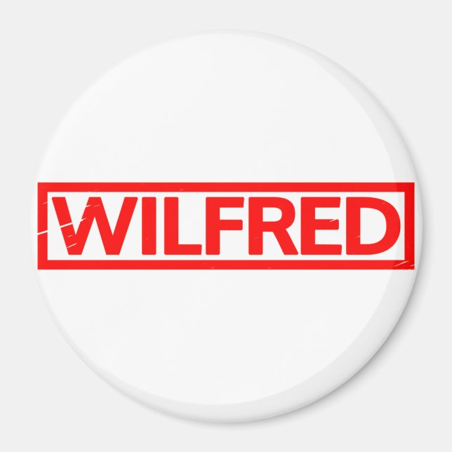 Wilfred Stamp Magnet (Front)