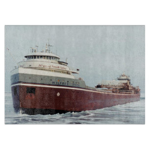 Wilfred Sykes 50 years cutting board