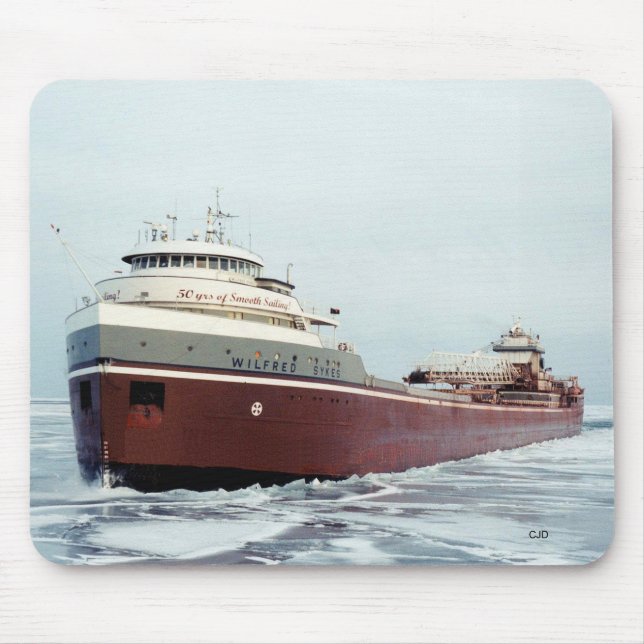 Wilfred Sykes 50 years mousepad (Front)