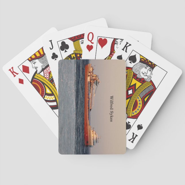 Wilfred Sykes playing cards (Back)