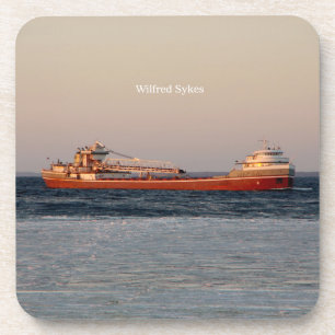 Wilfred Sykes set of 6 hard plastic coasters