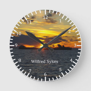 Wilfred Sykes sunset clock