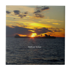 Wilfred Sykes sunset tile