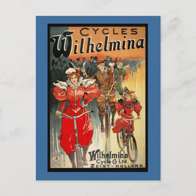 Wilhamena Cycles Postcard (Front)