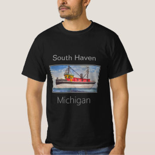 Wilhelm Baum Tug Boat, South Haven, Michigan T-Shirt