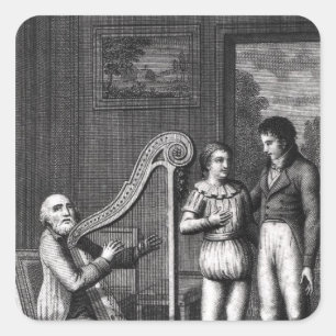 Wilhelm Meister's Apprenticeship' Square Sticker