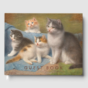 Wilhelm Schwar Die stolze Katzenmutter Guest Book