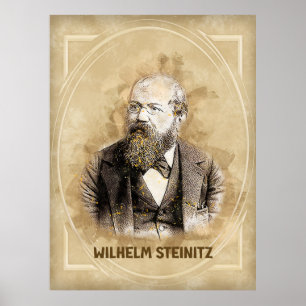 Wilhelm Steinitz, chess player Poster