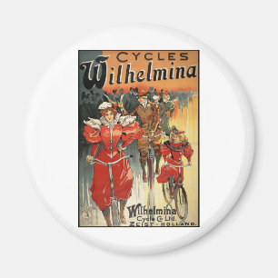 Wilhelmina Cycle & Co. Ltd. Zeist-Holland Magnet
