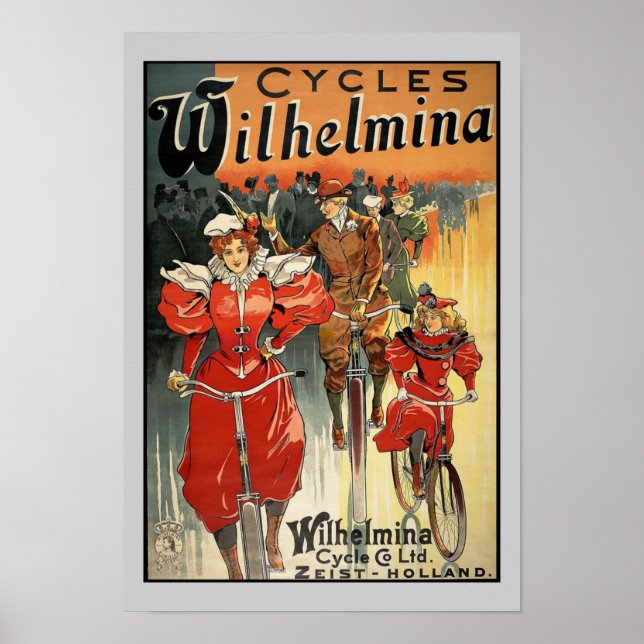 Wilhelmina Cycle & Co. Ltd. Zeist-Holland Poster (Front)