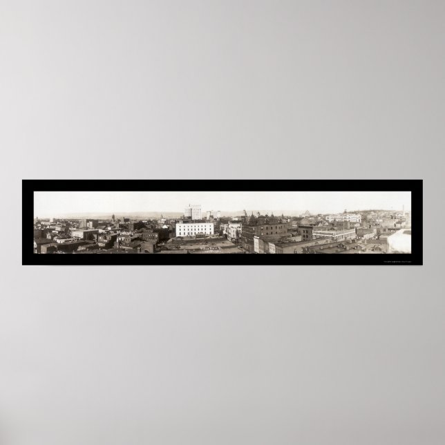 Wilkes-Barre Birdseye Photo 1921 Poster (Front)