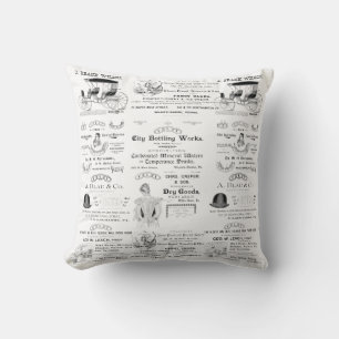 Wilkes-Barre Pennsylvania 1890's advertising Cushion