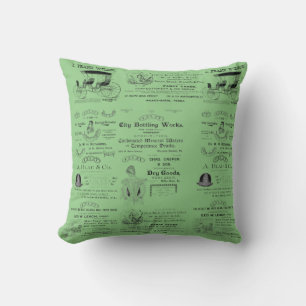 Wilkes-Barre Pennsylvania 1890's advertising Cushion