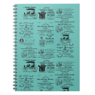 Wilkes-Barre Pennsylvania 1890's advertising   Notebook