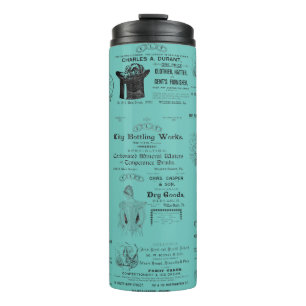 Wilkes-Barre Pennsylvania 1890's advertising  Thermal Tumbler