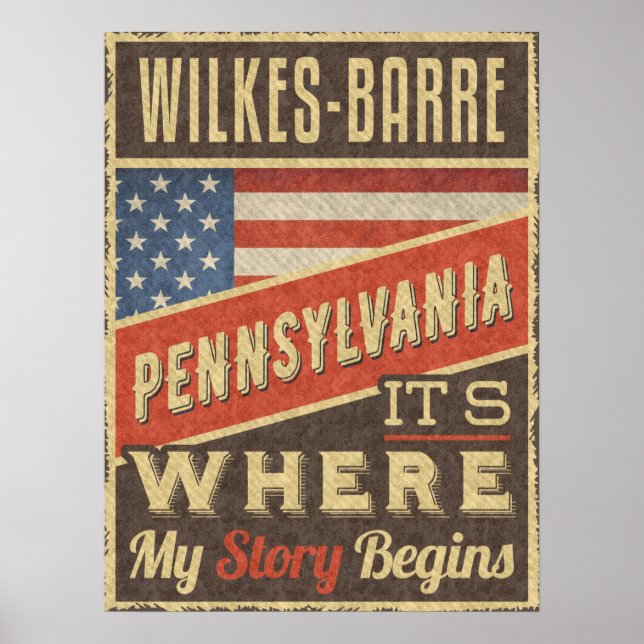 Wilkes-Barre Pennsylvania Poster (Front)