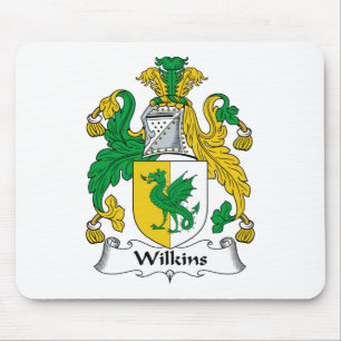 Wilkins Family Crest Mouse Mat