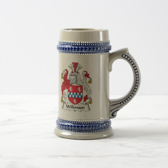 Wilkinson Family Crest Beer Stein