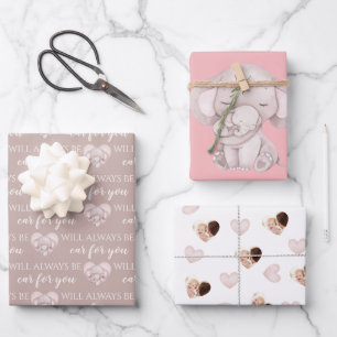 Will Always Be Ear For You Elephant Wrapping Paper