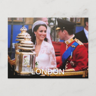 Will and Kate Royal Wedding Postcard