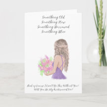 Will Be My Bridesmaid?