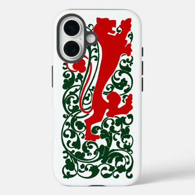 Will Bradley Heraldic Lion Case-Mate iPhone Case (Back)