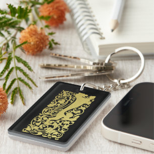 Will Bradley Heraldic Lion Key Ring