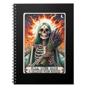 Will Burn Sage Tarot Card Notebook Collection