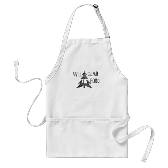 Will Climb Fir Food Standard Apron (Front)