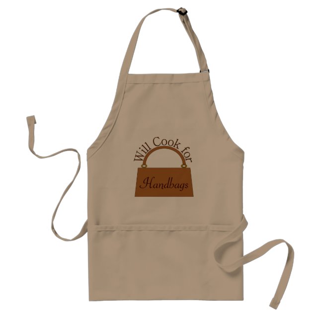 Will Cook For Handbags Apron (Front)