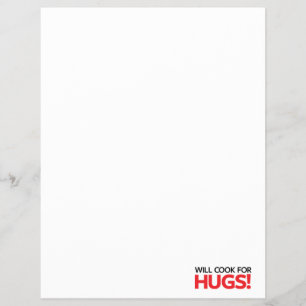 Will Cook for Hugs Flyer