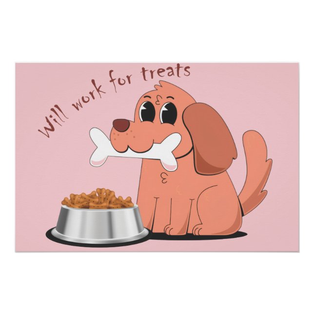 Will do any trick for treats poster (Front)